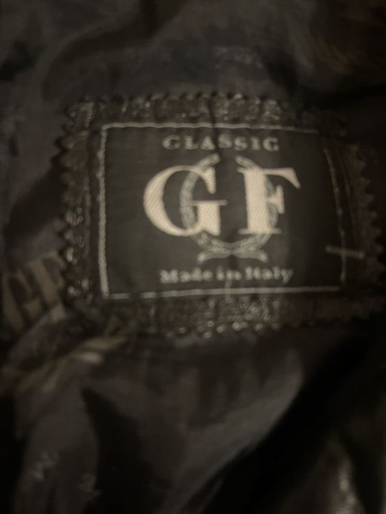 Giacche: Lederjacke GF Ferre Lederjacke schwarz Gr. S Vintage Italien – Usato da Rüschlikon venduto da Lajniii 1