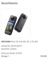 Insta 360 x4 - NEU!