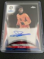 Clarence Seedorf Auto 03/10 Topps Chrome Uefa Euro 2024