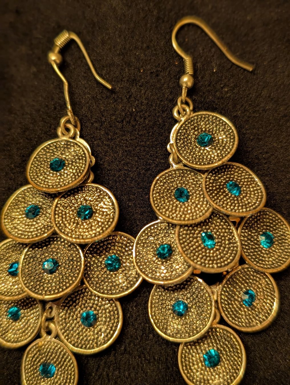Orecchini pendenti & Orecchini a lobo: Boucles d'oreilles avec pierres turquoise. – Usato da Daillens venduto da cla_sj2w 2