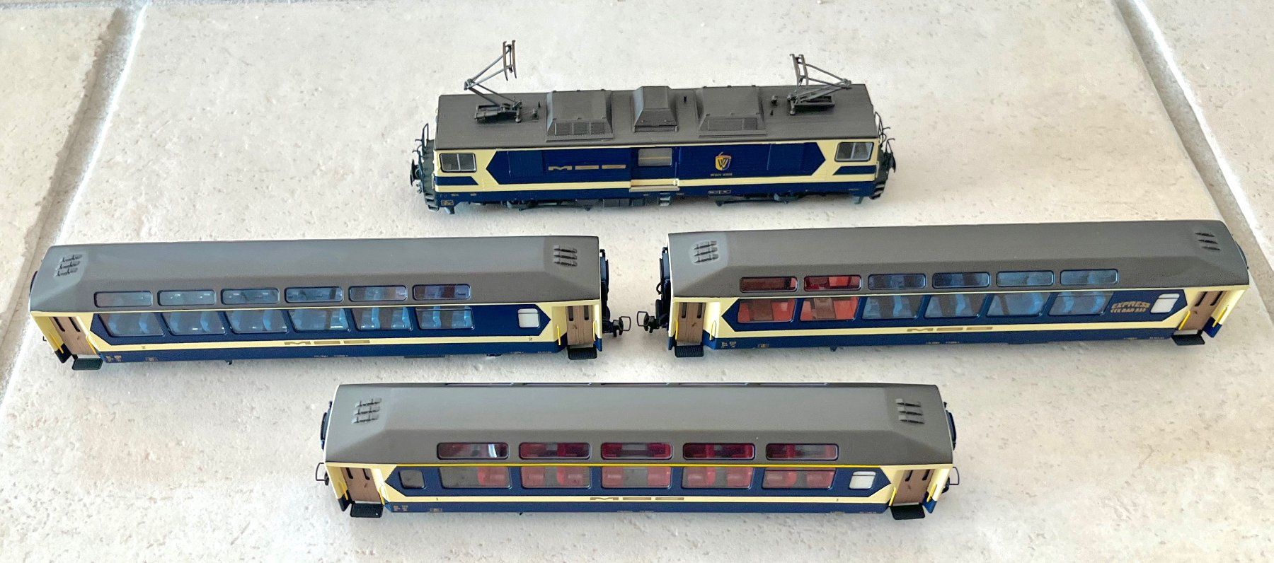 Fulgurex Modelleisenbahnen: FULGUREX H0m  MOB Set – Neu (gemäss Beschreibung) aus Bleiken von hbw45