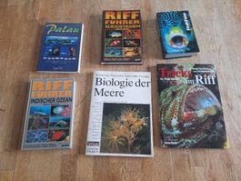 Diverse Bücher Meer, Tauchen, Ozeane
