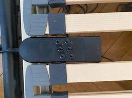 Lit électrique double avec matelas