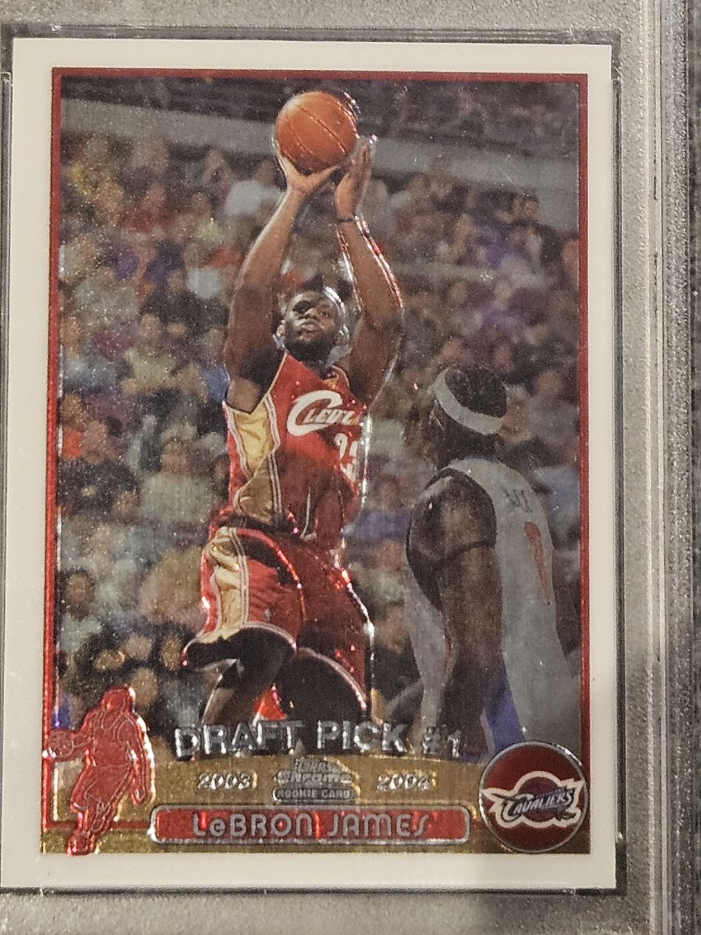 Topps Carte collezionabili: LeBRON James 2003 Rookie / Topps Chrome PSA 8 – Usato da Oberdorf BL venduto da BaldenEagle 2
