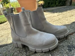 Stiefeletten Damen grau 