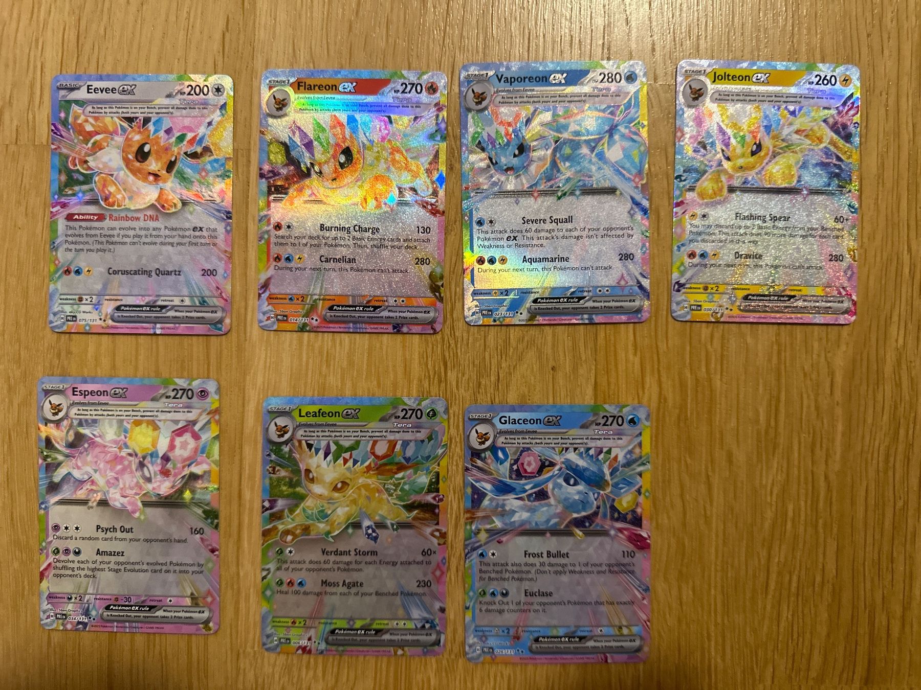 Pokémon Carte collezionabili: Eevee Evolutions ex 7er Set Prismatic Evolutions EN – Nuovo (secondo la descrizione) da Winterthur venduto da sah_gn89