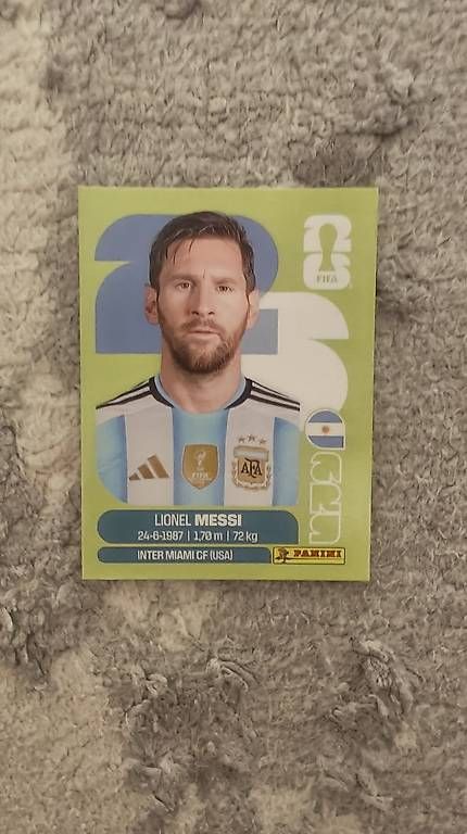 Panini Carte collezionabili: Messi Panini FIFA WM 2026 – Nuovo (secondo la descrizione) da Reinach BL venduto da yue_9zlz