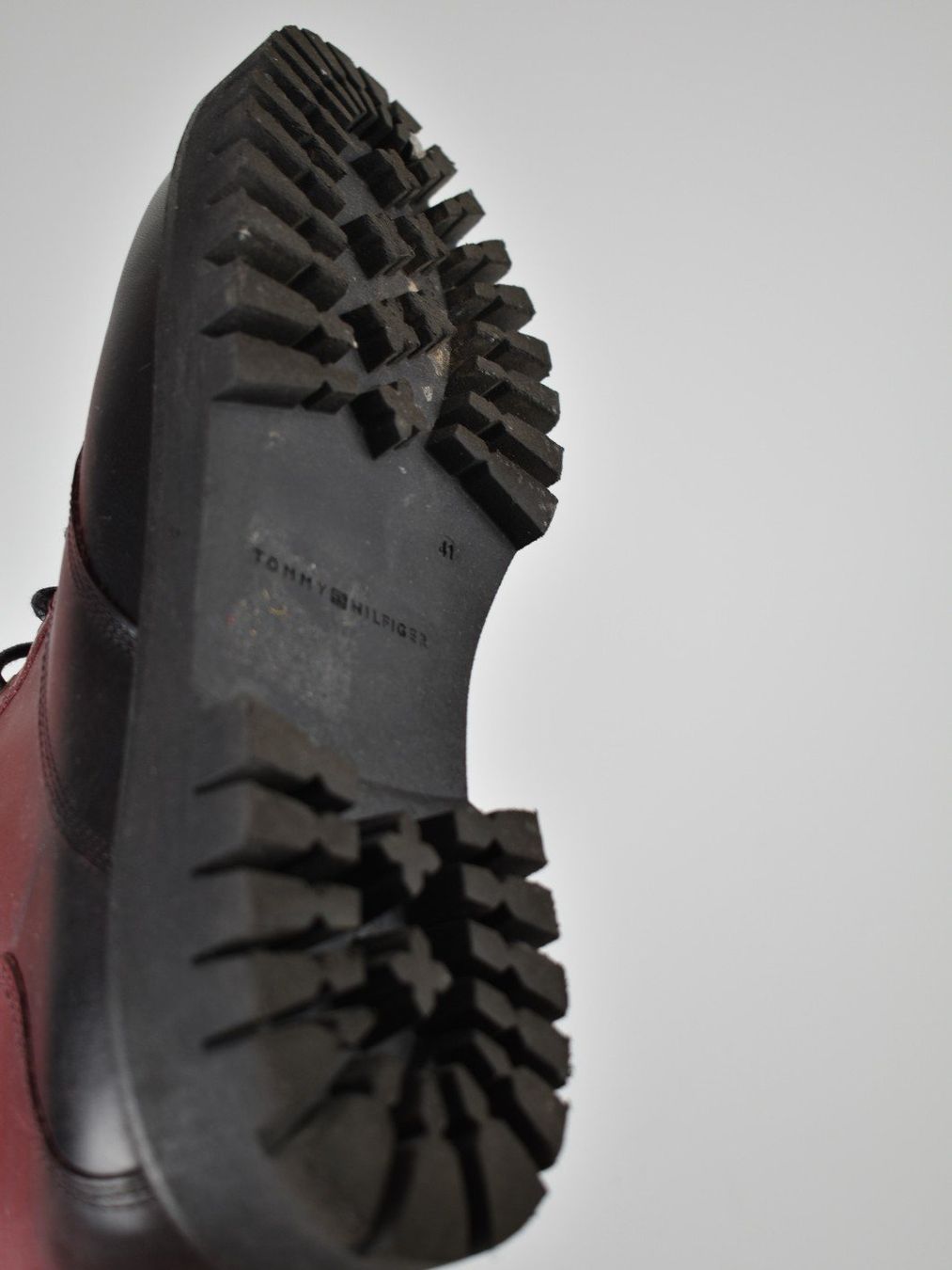 Tommy Hilfiger Scarpe da donna: Tommy Hilfiger Boots, Leder, dunkelrot, Gr.41 – Usato da Nürensdorf venduto da 2ND_STORY 8