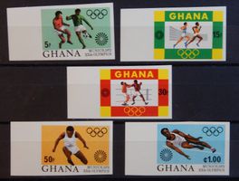 Ghana Kat. 472-476B ** 1972 Kat. 17 Euro