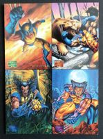 WOLVERINE PROMO MARVEL CARDS SHEET MASTERPIECES 1995