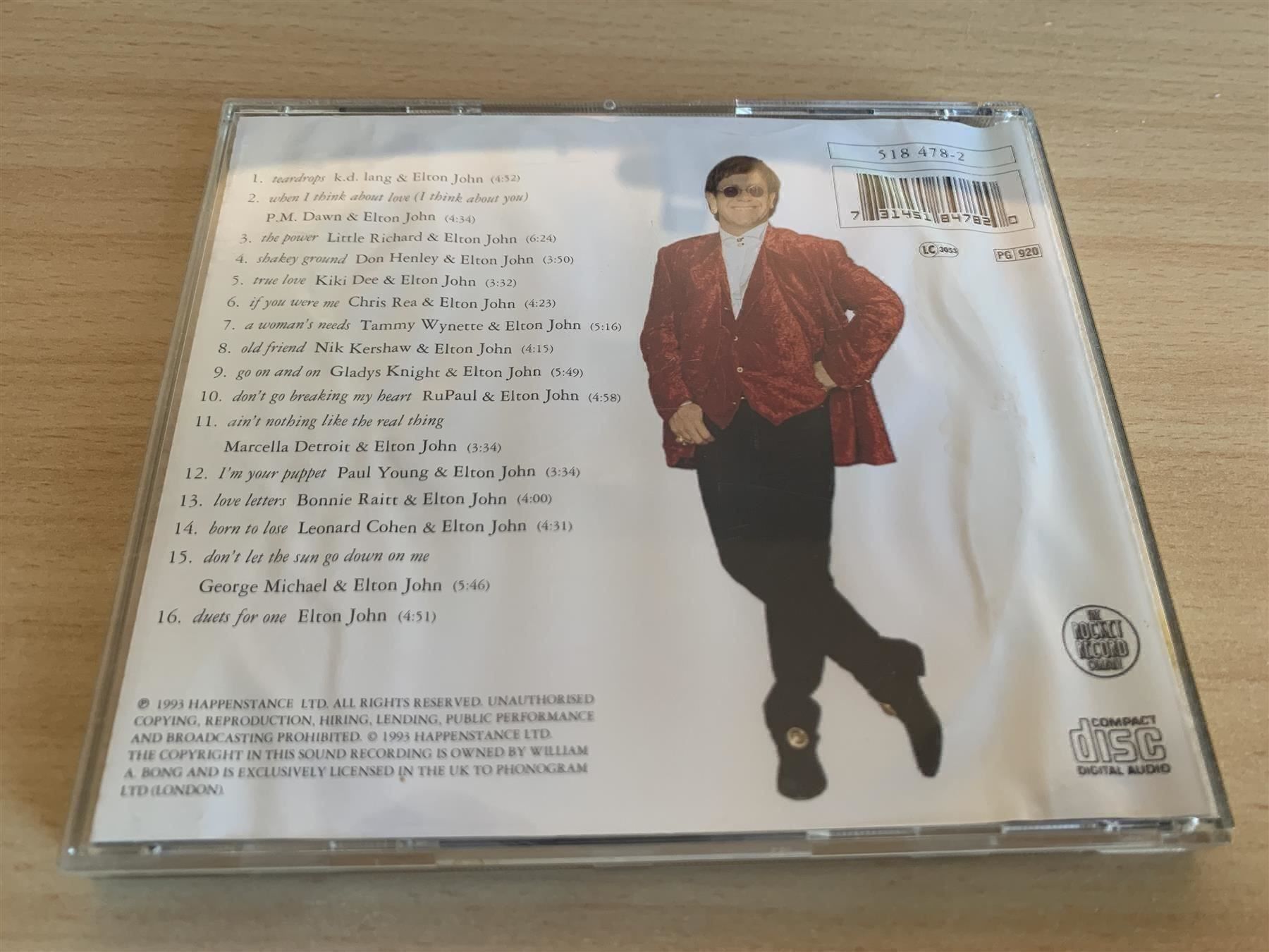 CD: Elton John – Duets – Usato da Rikon im Tösstal venduto da Alpenmutz 1