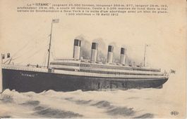 Originale Titanic Karte, White Star Line