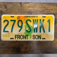 🇲🇽 Mexiko Autoschild, Sonora 279SWK1 - ORIGINAL 