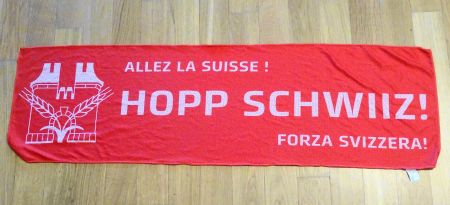 Schweiz Schal: Hopp Schwiiz, zum Mitfiebern und Unterstützen