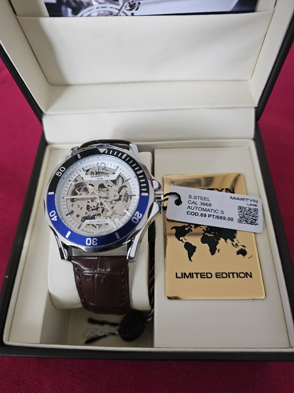 Orologi: martyn line männer armbanduhr – Nuovo e nell'imballaggio originale da Winterthur venduto da Sorayamou 1