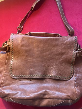 Estelle Veronique Ledertasche Top Zustand Herbst-Sale!
