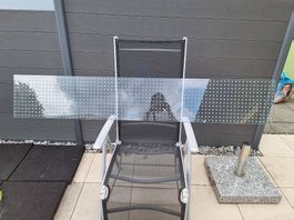 Glaseinsatz zu WPS Zaun 180cm breit