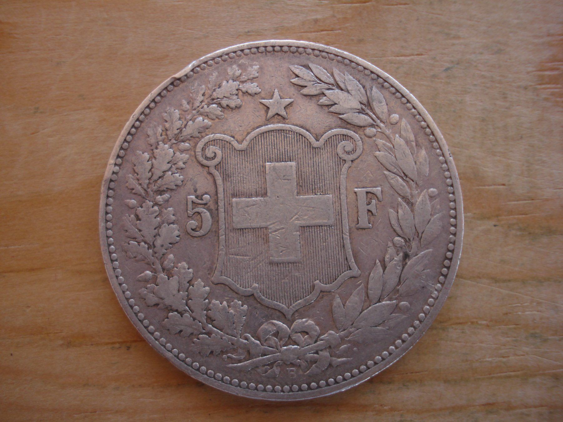 Tutti le monete: (C1) 5 Franken 1889 DOMINUS*** – Usato da Erlach venduto da Net-Coins 1