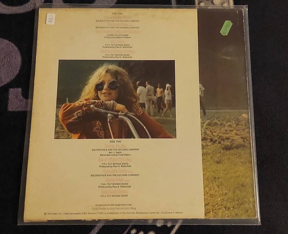 Schallplatten: JANIS JOPLIN : "GREATEST HITS" (1973) LP – Gebraucht aus NENDELN von Vinylandmote 1