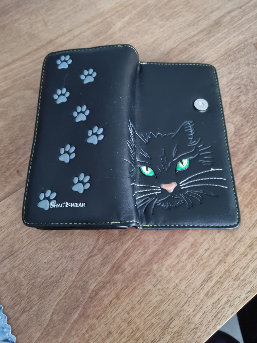 Brieftaschen: Portemonnaie Schwarz Katze – Neu (gemäss Beschreibung) aus Waltenschwil von Larache90 1