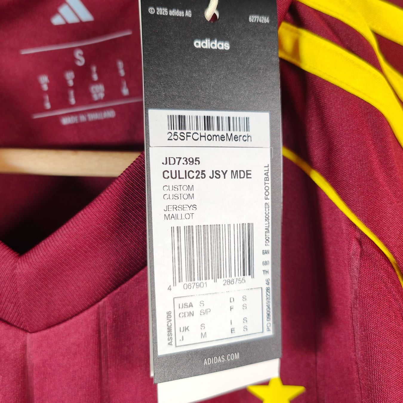 Canottiere & Pantaloni: Original 2025-26 Servette Home Trikot – Usato da Martigny venduto da eternalpitch 3