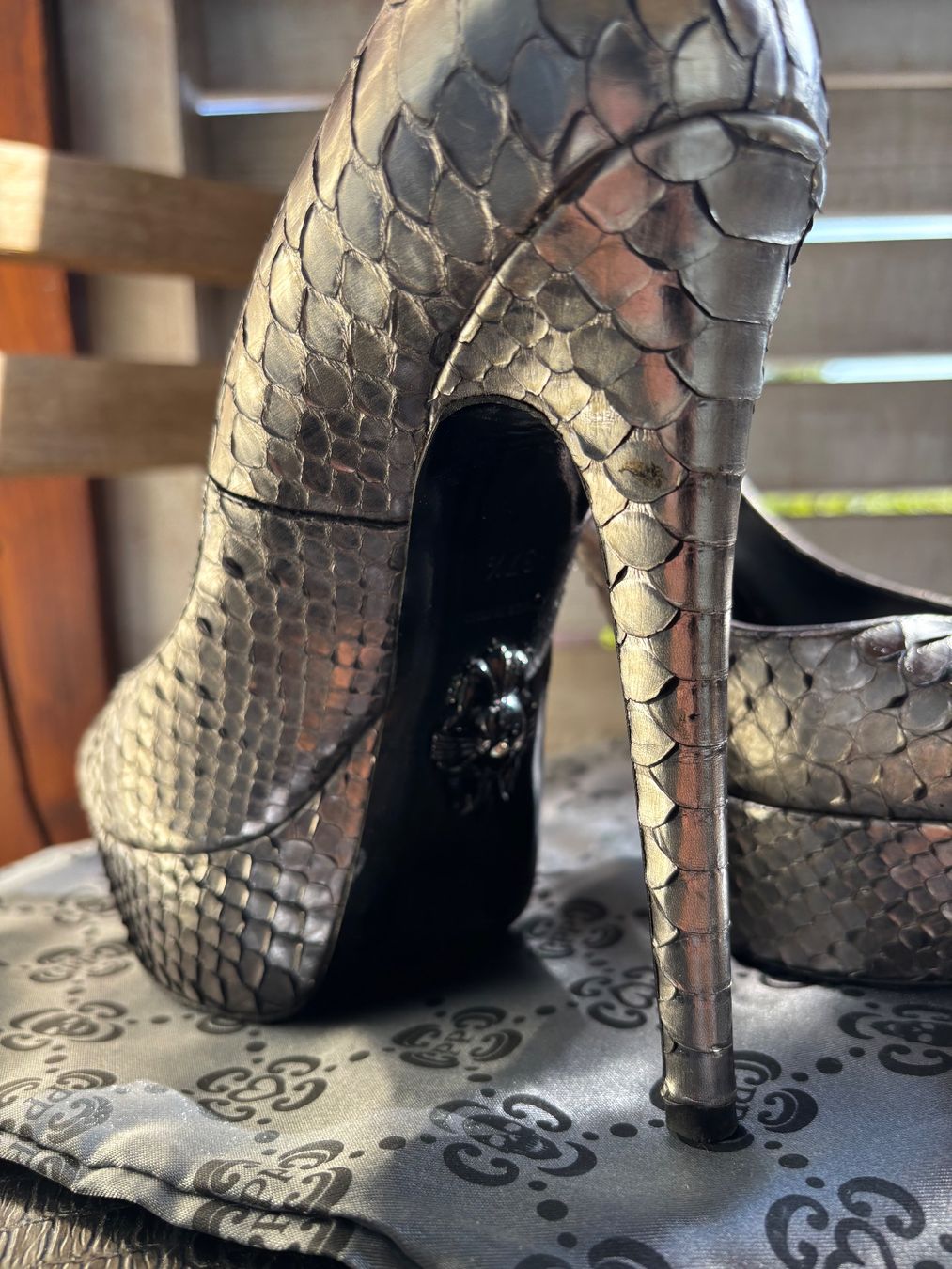 Philipp Plein Scarpe da donna: Philipp Plein High Heels Schlangenoptik – Usato da Blauen venduto da nin_2jbw 1