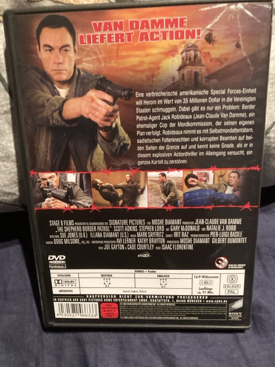 Tutti i DVDs: Sheperd uncut van damme – Usato da Seengen venduto da Predator86 1