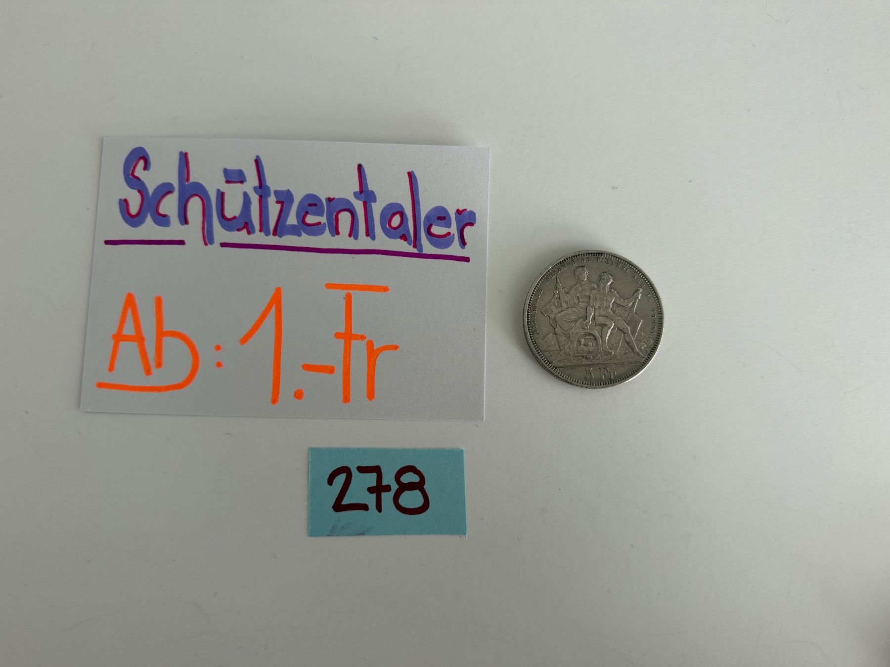 Toutes les monnaies: Schützentaler – D'occasion à Engi par kasi09 1