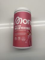More Protein MILKYCCINO – Strawberry Raspberry Swirl 🍓