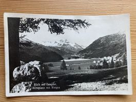 Blick auf Campfer, Silvapana mit Margna - AK 1928