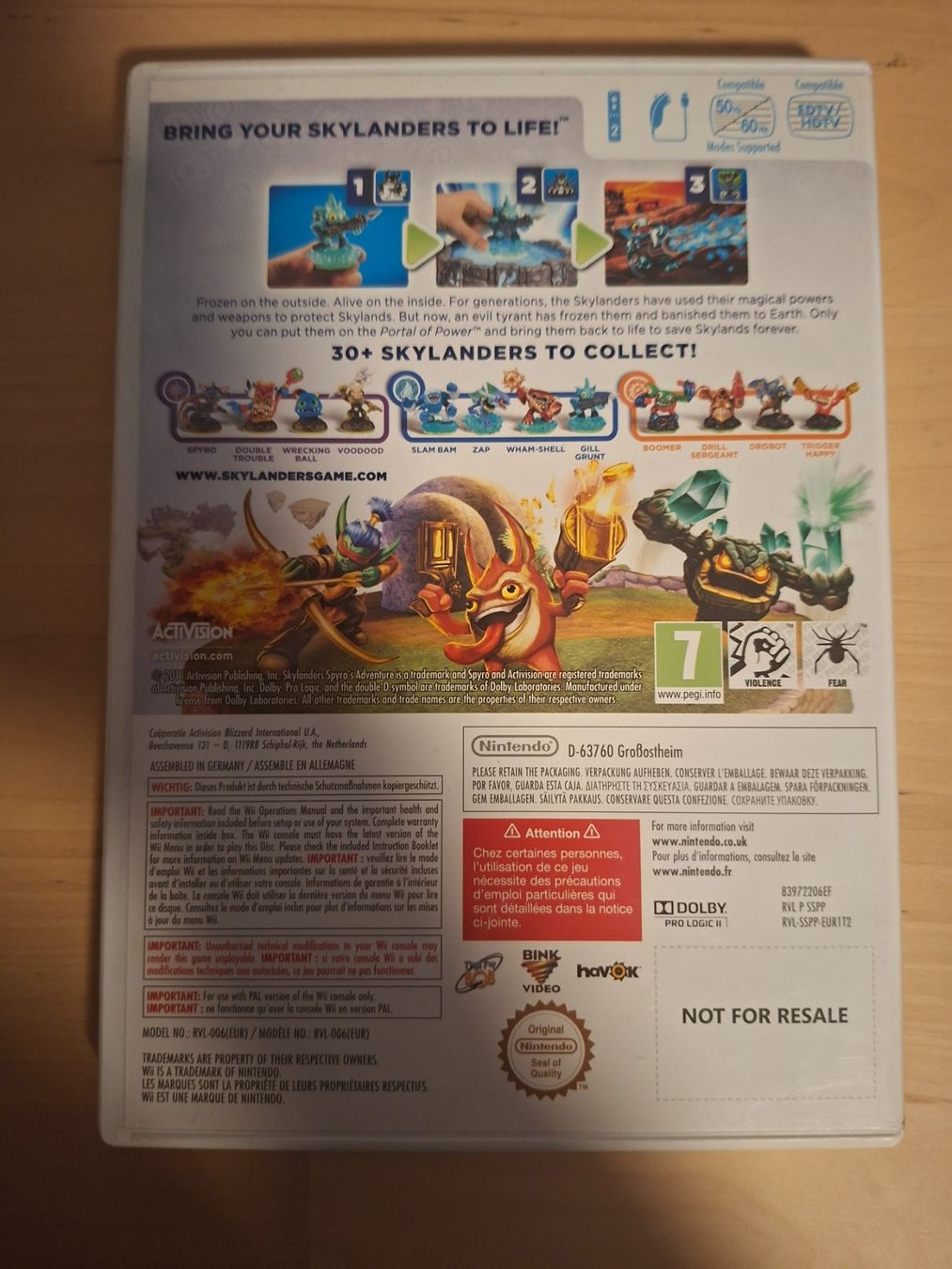 Nintendo Giochi: Nintendp Wii Skylanders Spyro's Adventure, usagée – Usato da Genève venduto da VintagePal 1