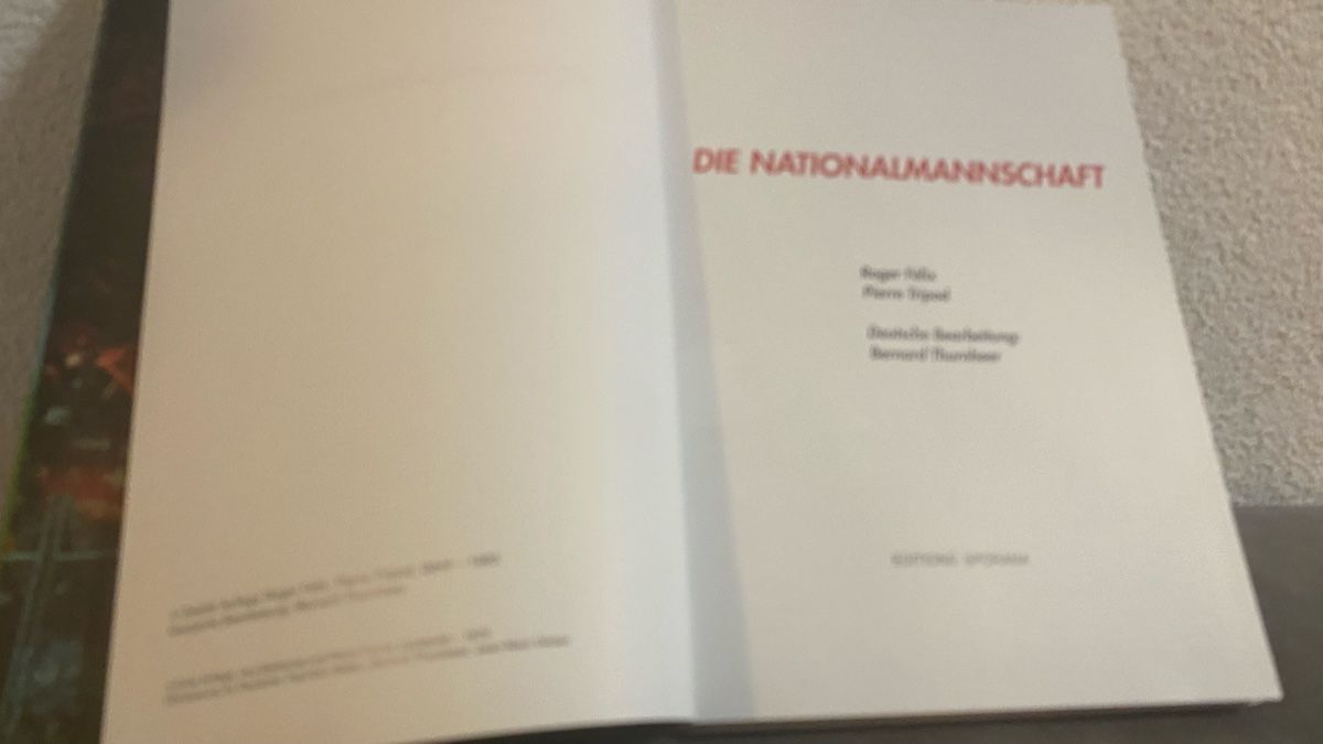 Libri: Die Nationalmannschaft 1905 bis 1993  Buch – Usato da Zürich venduto da Timi80 4