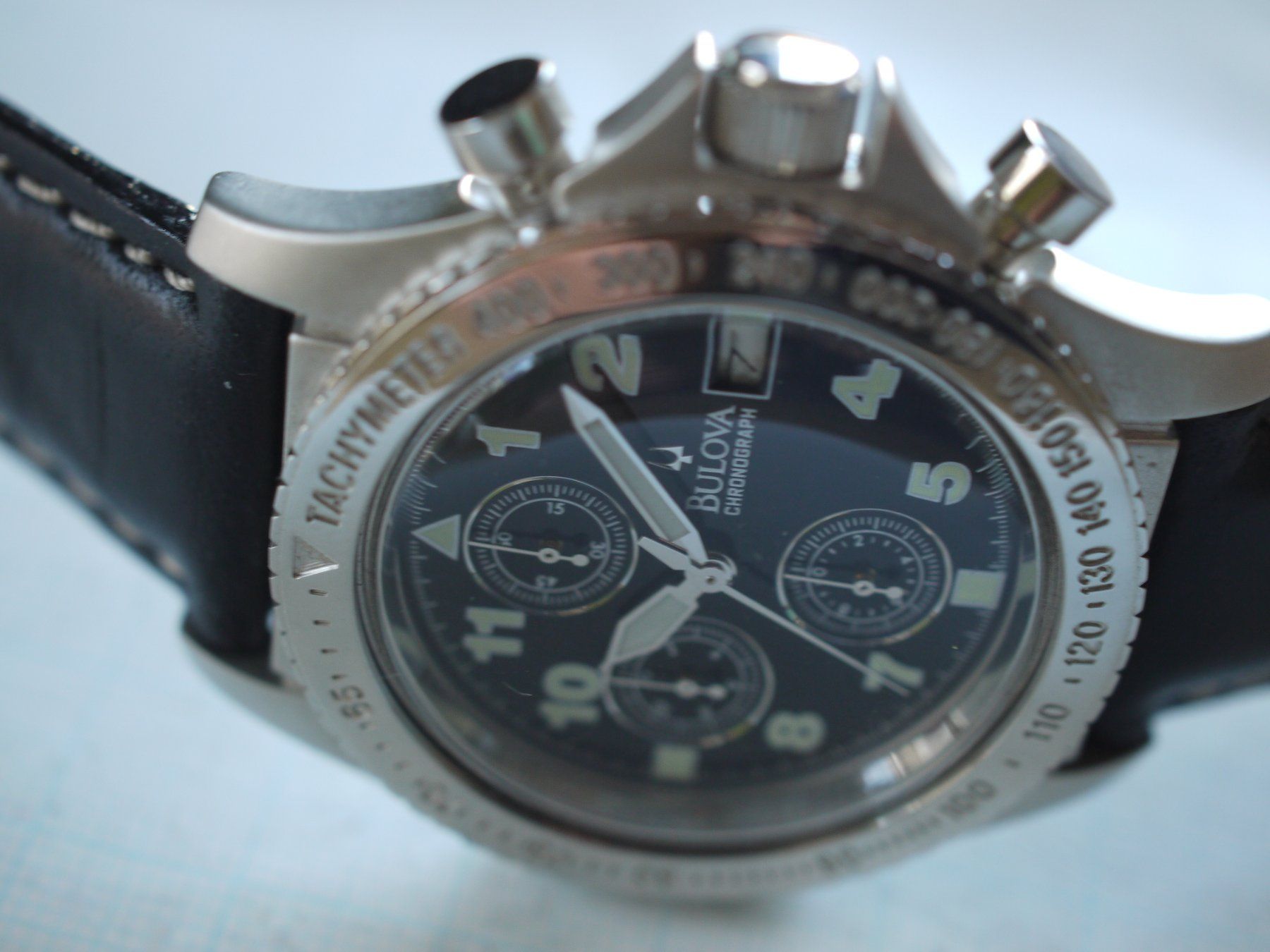 Bulova Orologi: Bulova Chronograph Gehäuse+Zifferblatt – Usato da Gross venduto da Retro20 6