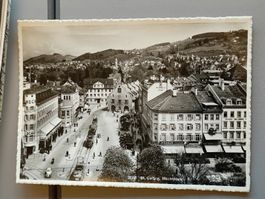 Photo Karte / St Gallen - Hechtplatz Gelaufen 1950