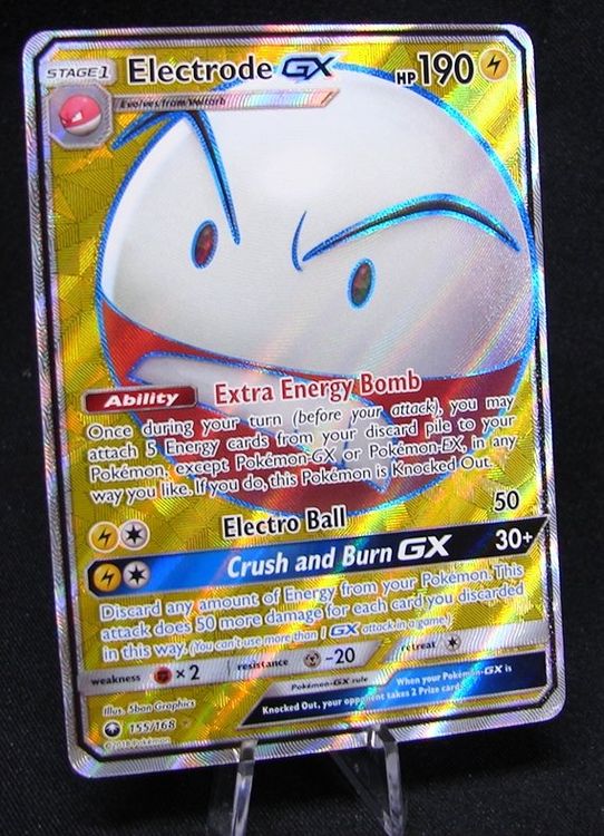 Pokemon Electrode GX , Full Art Ultra Rare / 22 Kaufen auf Ricardo
