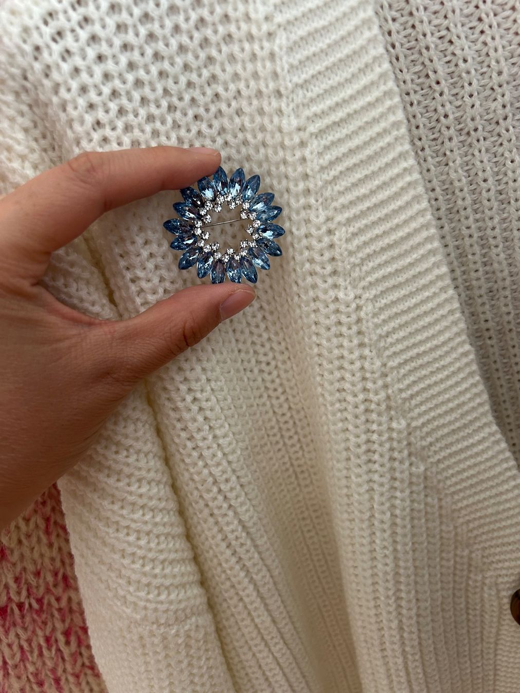 Spille & Fermagli: Brooch - blue flower – Nuovo (secondo la descrizione) da Basel venduto da lau_982w 3