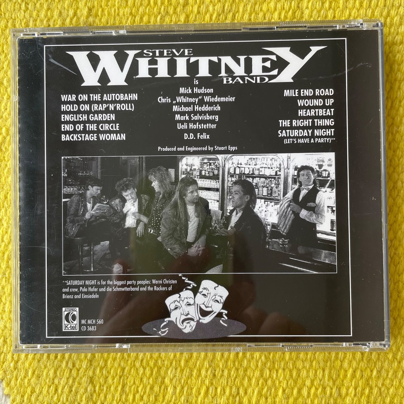 CD: STEVE WHITNEY BAND-MASQUERADE – Usato da Rorschacherberg venduto da CD-Roli 1