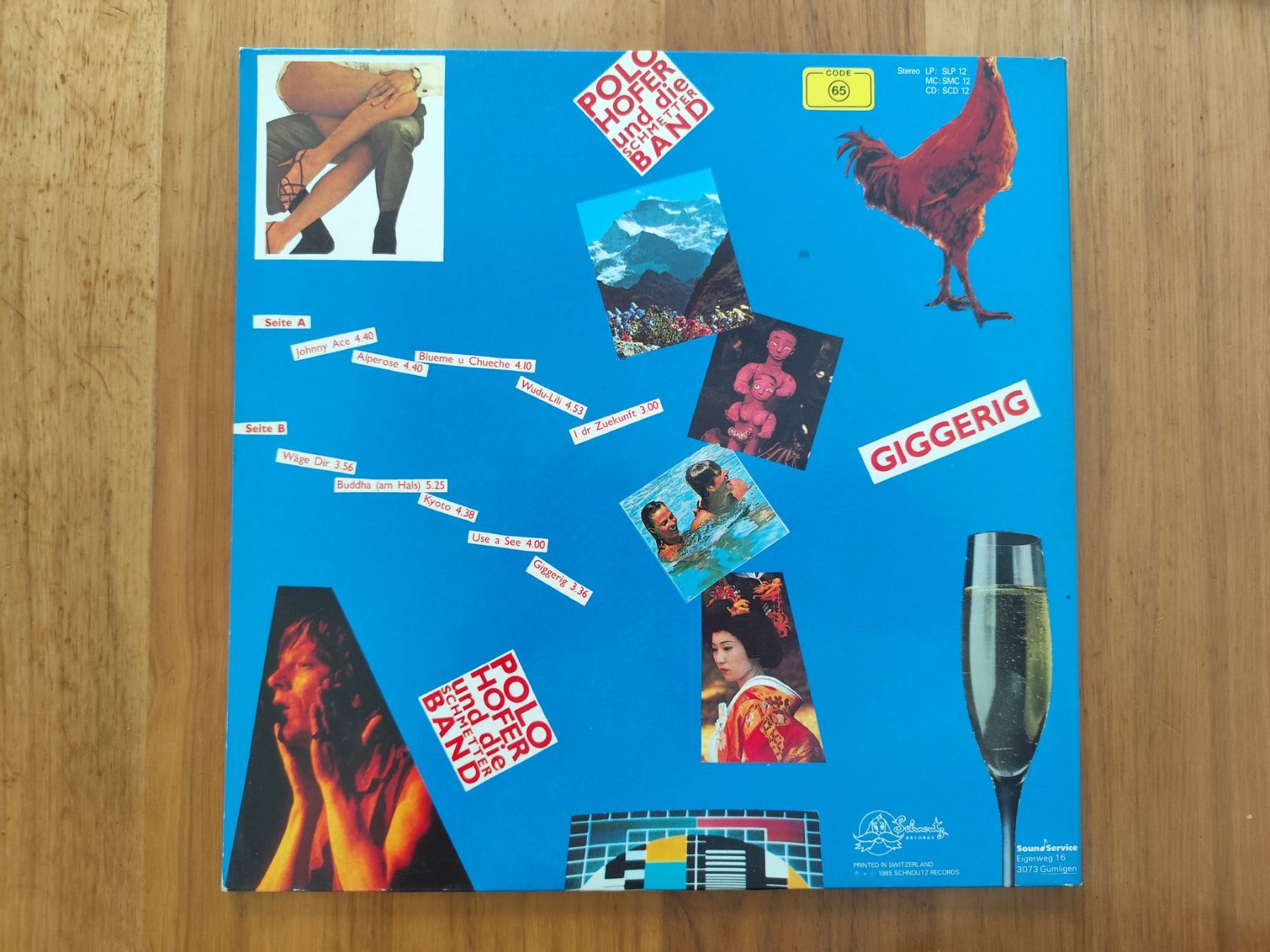 Dischi in vinile: Polo Hofer & Schmetterband original LP Giggerig – Usato da Oftringen venduto da Brazil99 1