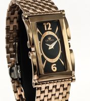 Elegante Optima Damenuhr, PVD Roségold, 2J.Garantie