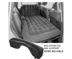 Inflatable Car Bed SUV Mattress Back Seat Extender 174x126cm