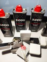 XL pack 3x ZIPPO orig.125 ML+1x Feuerz.Atomic‪ + 6x Steine‪‪