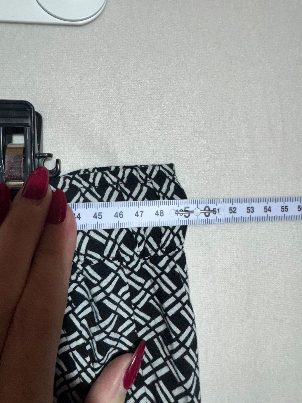 Pantaloni: Gemusterte Stoffhose von Bluemotion Gr. 48/50 – Usato da Grosswangen venduto da SALE_SALE_SALE 4