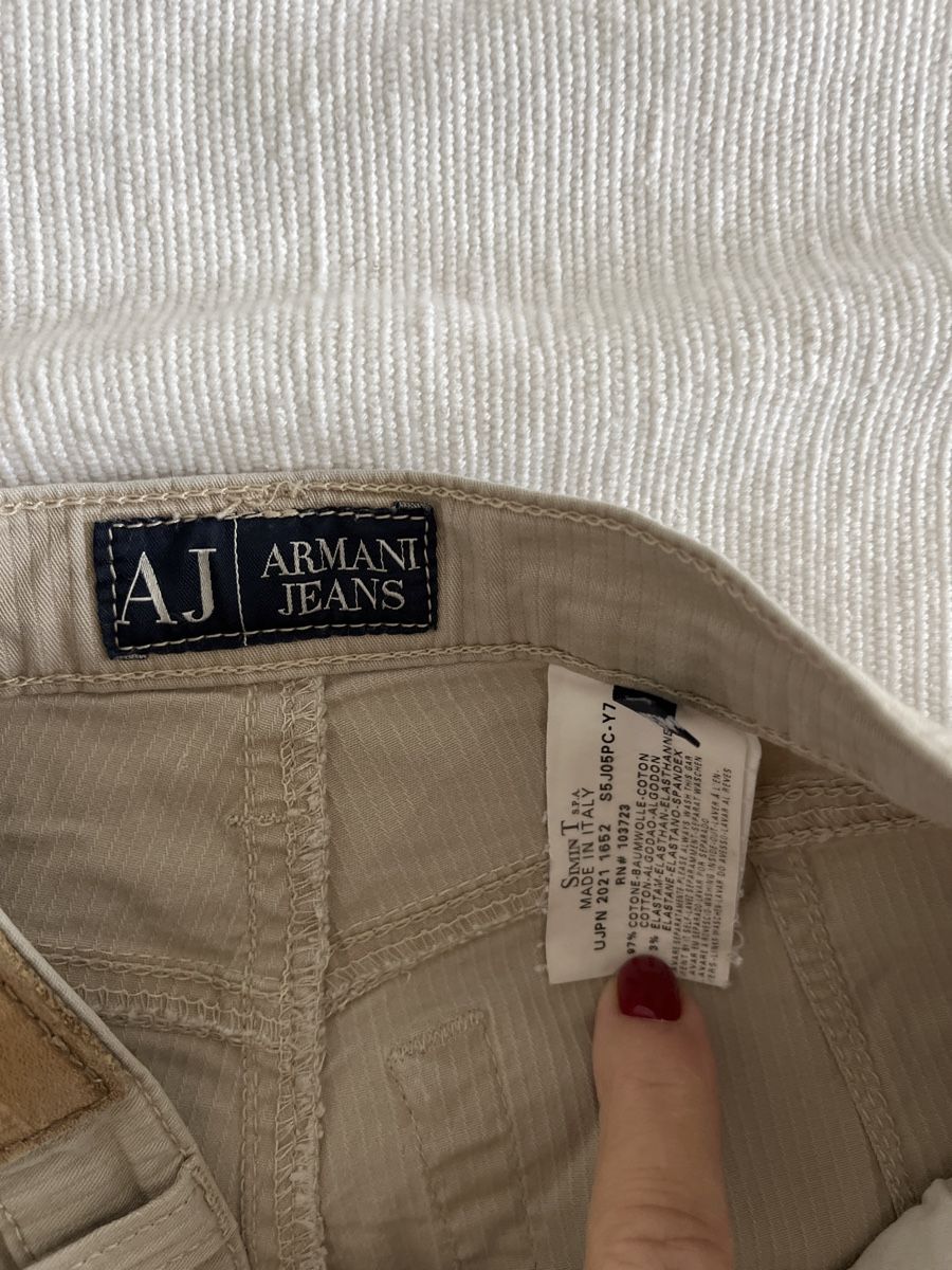 Armani Pantaloni: Armani, beige leichte Hose 36 – Usato da Aesch BL venduto da shuja01 4