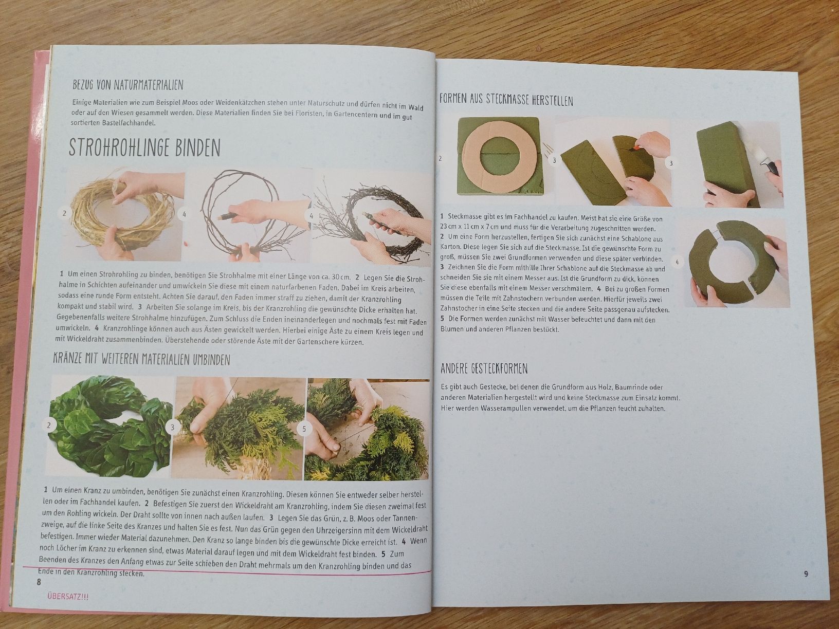 Libri: Bastelbuch Natur Dekorationen  – Usato da Hasle LU venduto da Svemar 2