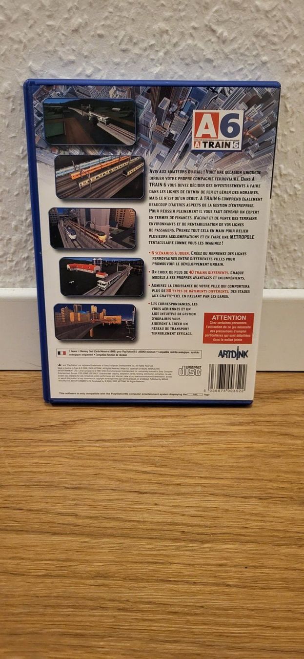 Sony Giochi: PS2 - A6 Train – Usato da Münsingen venduto da Heroism2010 1