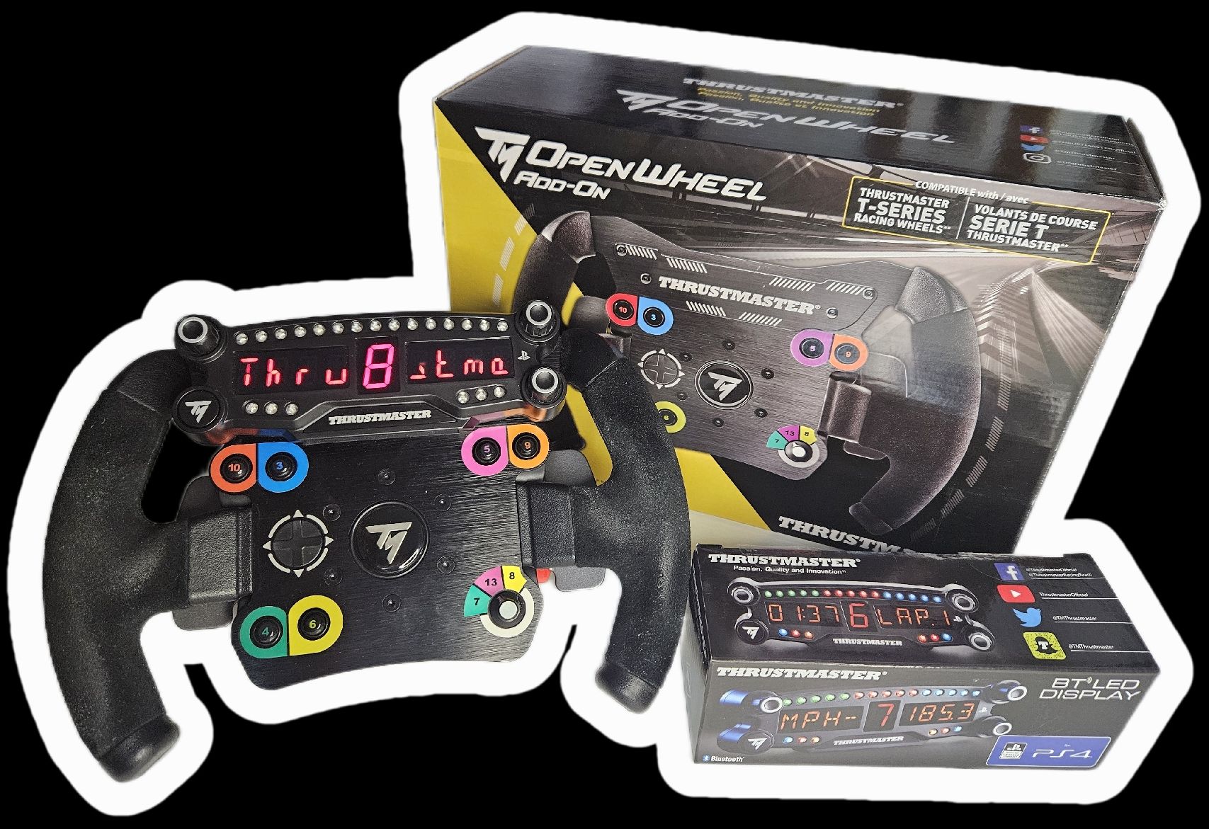 Thrustmaster Controller: Thrustmaster TM Open Wheel AddOn mit Zubehör - NP: 340.- – Gebraucht aus Schönenberg ZH von Sevi117
