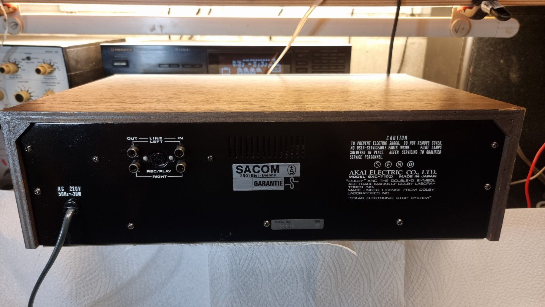 Akai Enregistreurs: AKAI Tape Deck GXC-710D – D'occasion à Schöfflisdorf par Silvervintage.CH 7