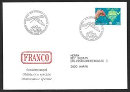 Sonderbrief S. 1391 Symp Intern Space Commerce Montreux 1990