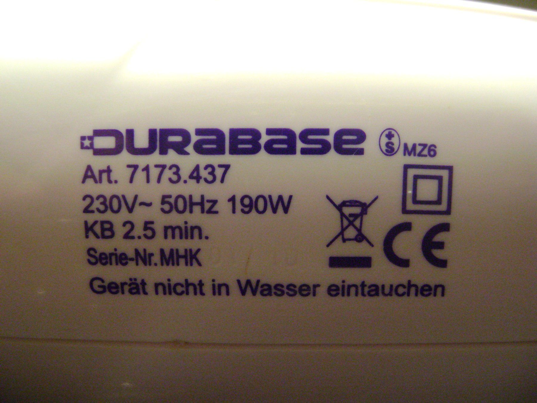 Durabase Elettrodomestici da cucina: Handmixer / Handrührgerät "Easy" von Durabase – Usato da Wil SG venduto da Pascal_V 3