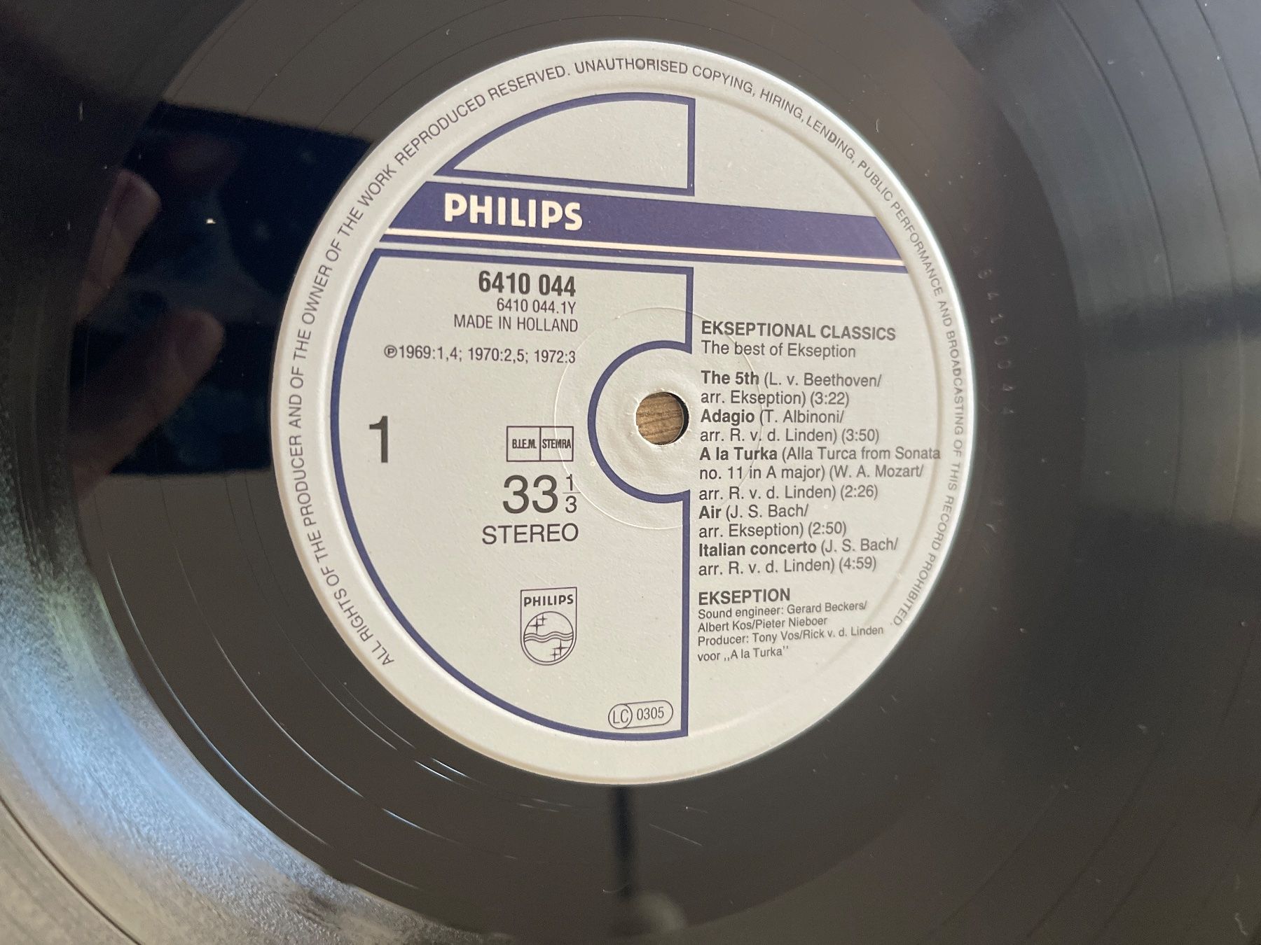 Schallplatten: A712/Ekseption - Ekseptionale Classics – Gebraucht aus Frutigen von Philippe_jsp 2